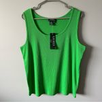 Ralph Lauren Lauren NWT Green Stripped Tank Top Set (2) Size 2X Plus y2k Photo 1
