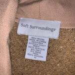 Soft Surroundings Open Brown Popcorn Cardigan Photo 6