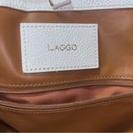 Laggo White Leather Bag With Brass Details & Tassel Photo 4