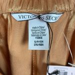 Victoria's Secret Victoria’s Secret Orange Rust Wide Leg Satin Lounge Pants Sz.S NWT Photo 6