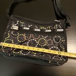 LeSportsac Black Crossbody Bag with Multicolor Circle Design Photo 2