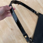 Isaac Mizrahi Eric Javits paper straw shoulder bag in black Photo 3