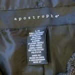 Apostrophe  coat size Large Black Gold Shimmer large buttons Mandela design Long Photo 1