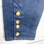 Loft Dark Wash Denim Curvy Skinny Jeans with Button Up Ankles Womens Size 4 / 27 Photo 4