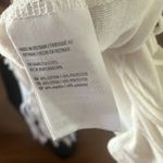 American Eagle FINAL MARKDOWN  White Short Sleeve Fringe Tee medium Photo 4