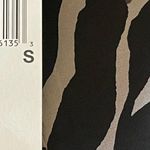 DKNY  Women’s Zebra Animal Print Pleated Dress Size S Drop Waist Black Gray Photo 8