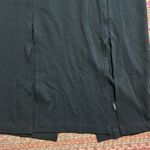 Helmut Lang  BLACK DETAIL CUT OUT ZIPPER SLIT MIDI SKIRT Photo 5