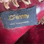 VTG 70s Boho Floral Tapestry Woven Canvas Purse Hong Kong JCPenney Cottagecore Photo 7