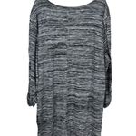 NWT Serena Williams Black and White Space Dye Stripe Tunic Sweater Size 3X Photo 1