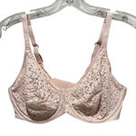 Chantelle  Floral Lace Underwire Bra Nude Women Size 34D Full Coverage Supportive Photo 0