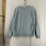 Gap  Basic Crewneck Sweatshirt Womens Medium Blue Photo 6
