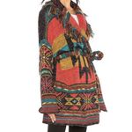 Free People  Wild Wild West Fringed Belted Cardigan - Size.‎ XS/S Photo 1