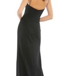 Mac Duggal 55706 Black Beaded Slit Sweetheart Evening Formal Gown Dress Sz 6 NWT Photo 1