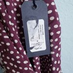 Rag and Bone  Dirdre Wine Polka Dot Tank Dress Photo 8