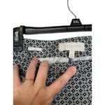 Talbots  Women's Pants Curvy Straight Leg‎ Crop Stretch Geometric Print Gray 14 Photo 4