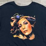 Disco Cher Boxy Crop Top Size Small Women’s Black Photo 5