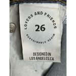 Lovers + Friends Denim Ricky Low Rise Skinny Jeans In Brighton Size 26 NWT Photo 10