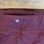 Athleta Women's Eggplant (Purple) Athletic Leggings w/rear zipper pocket XL Photo 5