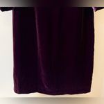 Talbots Silk Blend Eggplant Purple Velvet Shift Dress Size 10 Photo 2