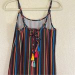 Show Me Your Mumu Show Me Your Mumu Shiloh Tassel Slip Dress Size Small Rainbow Photo 5