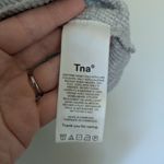 Aritzia TNA Cropped Tank Top Grey Notch Front Medium Photo 4