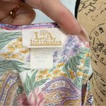 LA Intimates VTG Satiny Floral Nightie Short Nightgown USA Sleepwear M Feminine Pink Size M Photo 1