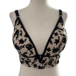 International concepts INC Women Sz XL Bra Bralette Beige Black Bra (10F-2P) Photo 0