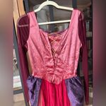 Hocus Pocus halloween costume dress Sarah Sanderson cosplay witch spirit disney Purple Size M Photo 4