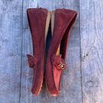 Coach  fortunata maroon suede loafers Photo 5