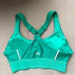 Alo Yoga Airlift Suit Up Bra Spruce Green/White S Photo 8