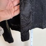 Vintage Stenay Womens Silk Beaded Long Sleeve Jacket Blazer Size PS Black 80s Photo 3