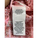 Nanette Lepore NWT  Top Blouse S Small Pink Paisley Tassel Tie V Neck School Boho Photo 5