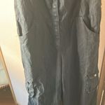 Newport News FINAL MARKDOWN  Black Cotton jumpsuit 14 Photo 7