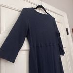Toad&Co Rosalinda Dress Cable Rib Knit True Navy Blue Size Medium Braided Photo 12