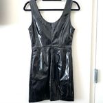 ‎JOVONNA LONDON Faux Leather Dress Black Size 4 Photo 3