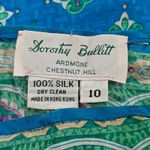 Vintage Dorothy Bullitt Silk Kaftan Multicolor Pockets Womens 10 Blue Photo 1