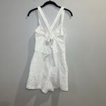 Trina Turk Thalia White Eyelet Romper Women’s Size 4 Resort Vacation Cocktail Photo 3