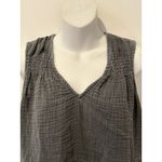 Faherty  Ainsley Dream Cotton Gauze Tank Top in Gray Size M EUC!!! Photo 2