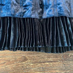 3.1 Phillip Lim  Sapphire Velvet Mini Skirt 4 NWT Pleated Tie Waist Twee Photo 6