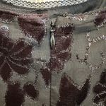 Betsey Johnson Vintage  Y2K 90’s Black Burgundy Velvet Metallic Dress Size S NWT Photo 6