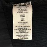 Free People  Crochet Bib Neck Black Gauze Flowy Boho Top size XS Photo 7