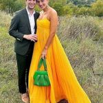 THEMOIRé Green Leather Magnetic Closure Puffy Trim Tia Plissa Bag Purse Photo 14