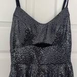 City Studios Macy’s City Studio homecoming navy blue disco sparkly dress Photo 3