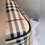 Burberry Cream and Black Haymarket Satchel with Iconic Check Pattern luxury Photo 5