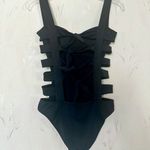 ASOS Caged Bow Back Swimsuit Photo 2
