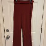 Zenana NWOT Signature Flare leggings size medium rust color Photo 3