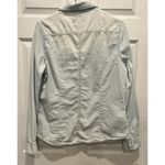 Angel Kiss AK  Chambray Button Up Denim Long‎ Sleeves Shirt  Light Wash Size XL Photo 6