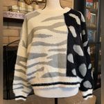 Elan  | Bloomingdale’s Mixed Animal Print Sweater - Small Photo 1