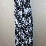 Free People Long Sleeve Jaymes Square Neck Midi Dress Size M Medium Blue Floral Photo 4