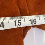 Vintage Rust Colored Suede Coat w/ Faux Fur Trim Snap Closure Sz XS Lined Hooded Photo 12